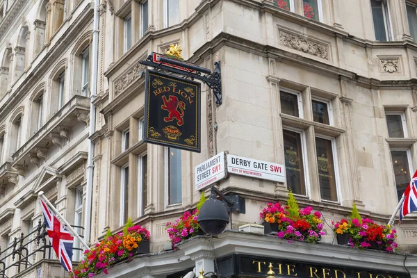 Red Lion Pub Parliament Street Derby Gate Street Ciudad Westminster — Foto de Stock