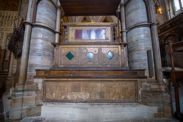 Tomb King Henry Iii Lady Chapel Westminster Abbey Church Unesco — Stock Photo, Image