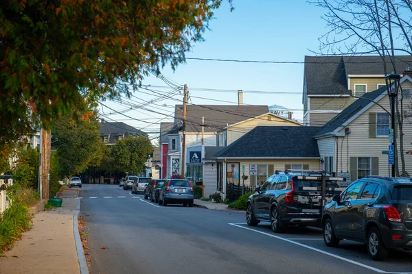 Government Street Cerca Wallingford Square Portsmouth Naval Shipyard Ciudad Kittery —  Fotos de Stock