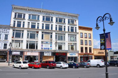 Lincoln Binası Watertown şehir merkezindeki 95 Halk Meydanı, New York 'un kuzeyinde, ABD.