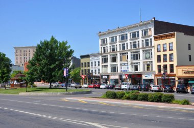 Lincoln Binası Watertown şehir merkezindeki 95 Halk Meydanı, New York 'un kuzeyinde, ABD.