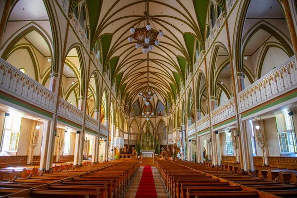 Saint Patrice Church Interior 115 Rue Merry Street Historic Downtown —  Fotos de Stock