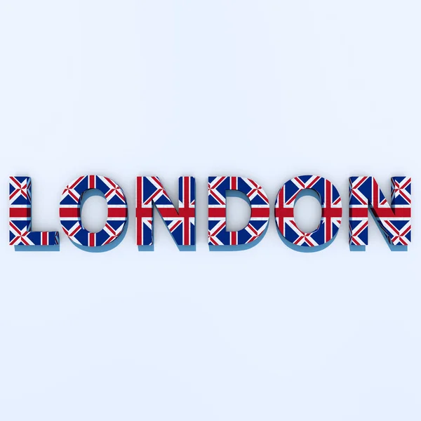 Λονδίνο κείμενο — Φωτογραφία Αρχείου