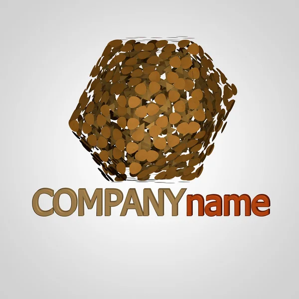 Logo przedsiębiorstwa — Zdjęcie stockowe
