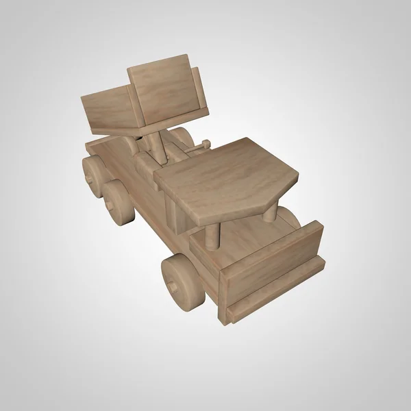 Wooden car — Stock Photo, Image