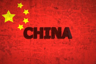 Chinese flag clipart