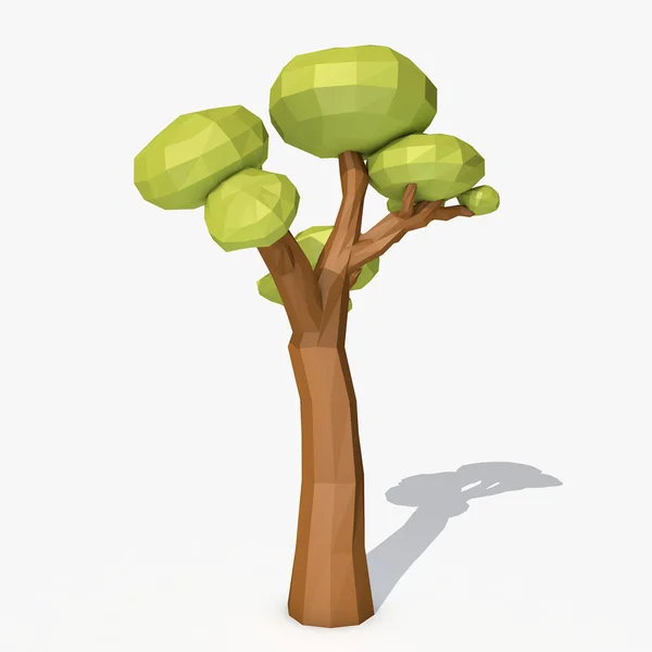 Cartoon-Baum — Stockfoto