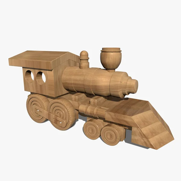 Wooden train — Stock Photo, Image