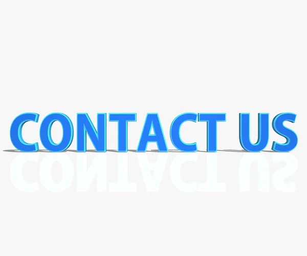 Contact met ons op — Stockfoto