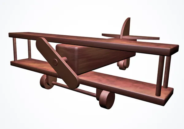 Wooden aircraft — Stock Photo, Image