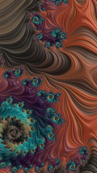 Textura Abstracta Gráfica Fractal Del Fondo Del Arte Cartel Geométrico — Foto de Stock