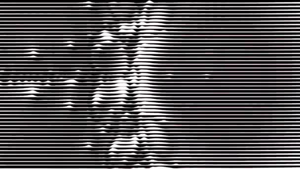 Fraktális Grafikai Absztrakt Festészet Art Háttér Textúra Színes Geometriai Alkotás — Stock videók