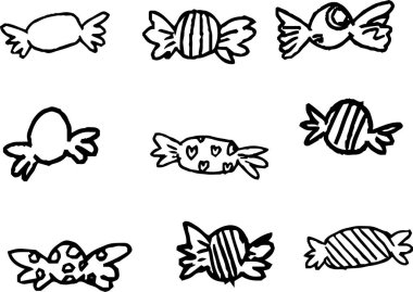 Bu çocukların çizdiği şeker ambalajının bir çizimi. 