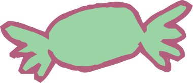 Bu çocukların çizdiği şeker ambalajının bir çizimi. 