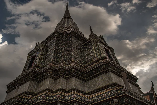 Bangkok Thaïlande Oct 2019 Toit Temple Thaïlandais Ainsi Que Pignon — Photo