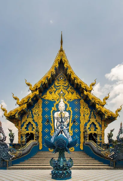 Chiang Rai Tailândia Setembro 2020 Elabore Esculturas Igreja Budista Famoso — Fotografia de Stock