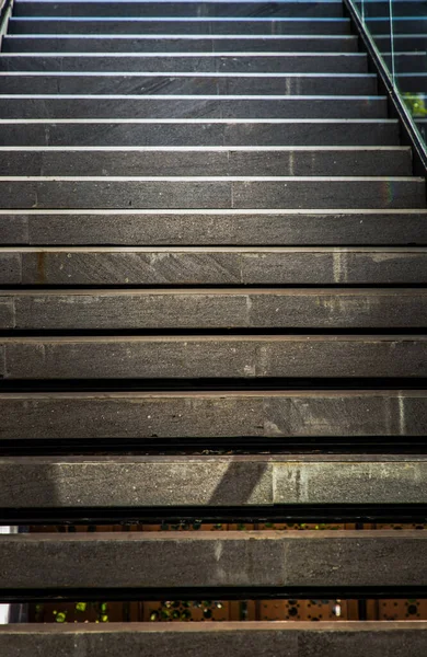 Een Betonnen Trap Huis Trap Stad Trap Detail Tekstruimte Geen — Stockfoto