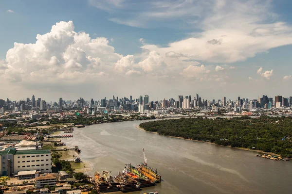 Bangkok Thailandia Maggio 2021 Bella Vista Cielo Nube Bangkok Con — Foto Stock