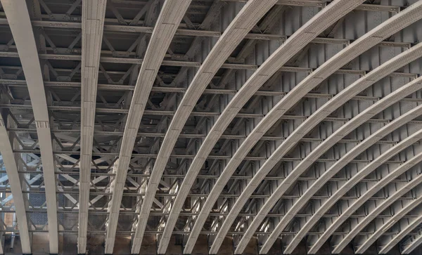 Uprisen Angle Structure Beams Bridge Focus Specifically — Stock Photo, Image