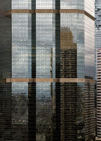 Sky Buidings Reflection Glass Wall Building Repeating Structure Exterior Architecture — Fotografia de Stock