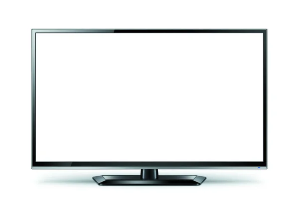 Tv set izolat pe fundal alb — Fotografie, imagine de stoc