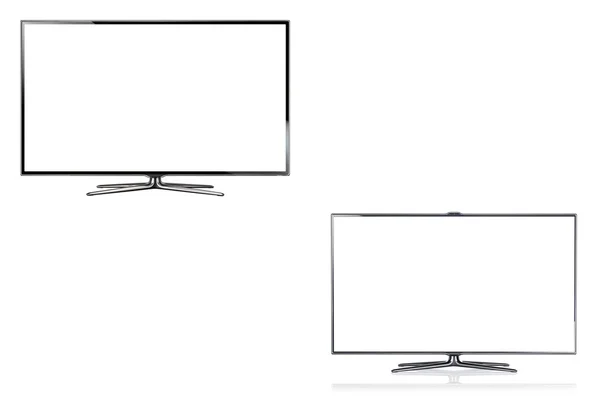 TV set isolated on white background — Stock Photo, Image