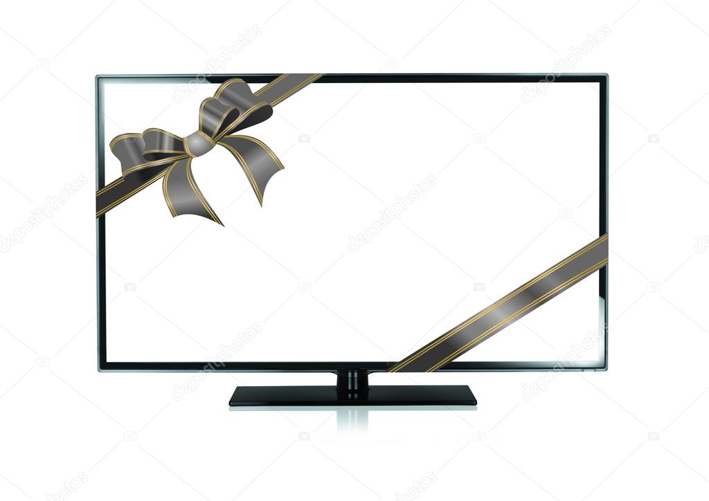 TV in the gift tape