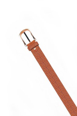 Beyaz arka plan bej kayış