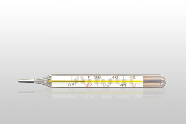 Mercury glass thermometer — Stock Photo, Image