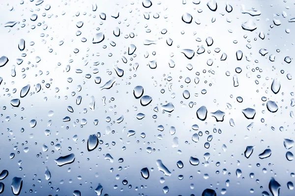 Rain drops on glass — Stock Photo, Image