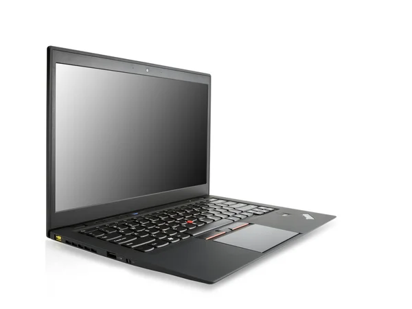 Laptop mit Deckel öffnet den Monitor — Stockfoto