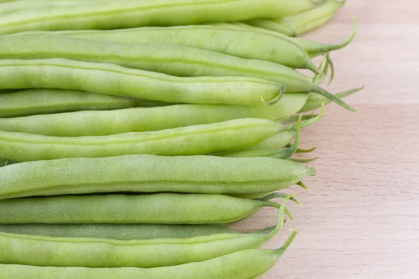 Frische grüne Bohnen — Stockfoto