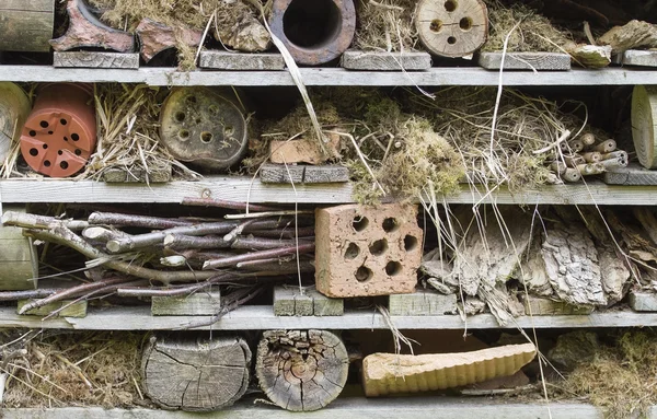 Maison d'insectes rustique Images De Stock Libres De Droits