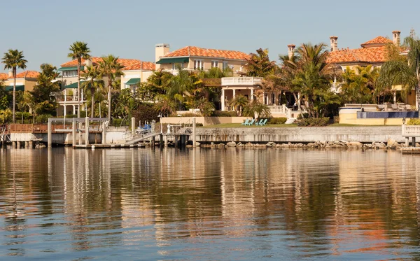 Casas de canal — Foto de Stock