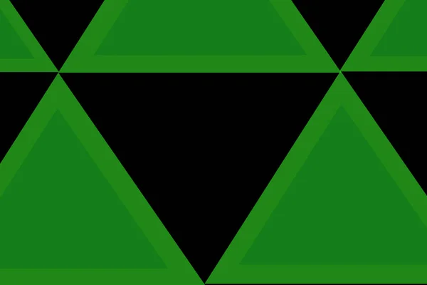 Triângulos Translúcidos Multicoloridos Isolados Fundo Preto — Fotografia de Stock