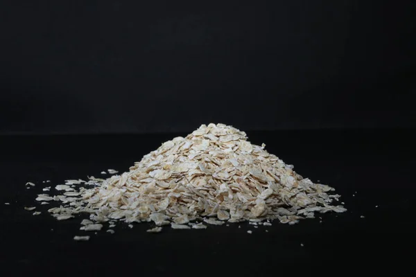 Cereals Organic Product Pile Various Gluten Free Grains Black Background — Stock Photo, Image