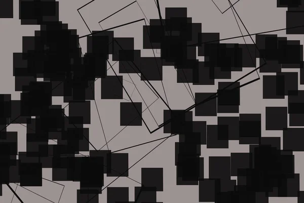 Сірі Квадрати Світло Сірому Тлі Абстрактні Геометричні Фігури — стокове фото