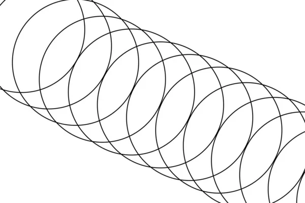 Siyah ve beyaz geometrik şekiller siyah ve beyaz arka planda izole edilmiştir. Üçgenler ve daireler