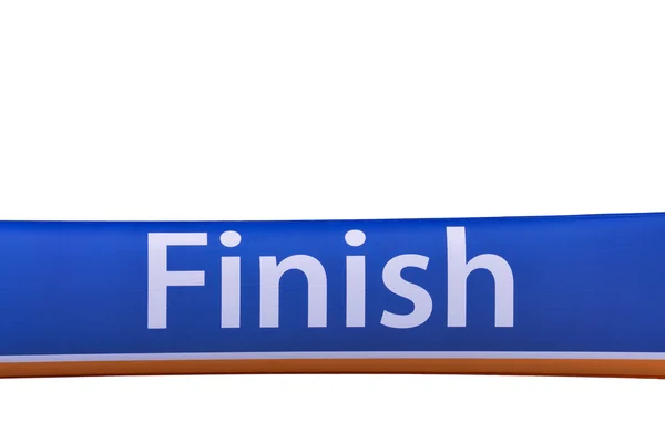 bitiş çizgisine afiş izole