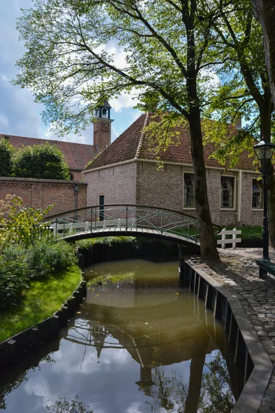 Zicht op oude huizen — Stockfoto