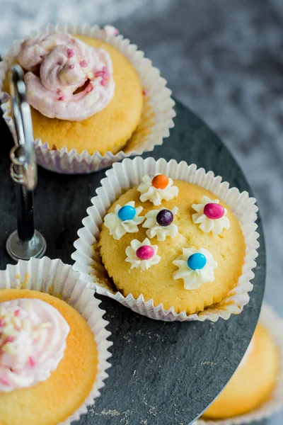 Cake and cupcakes — Stock Photo, Image
