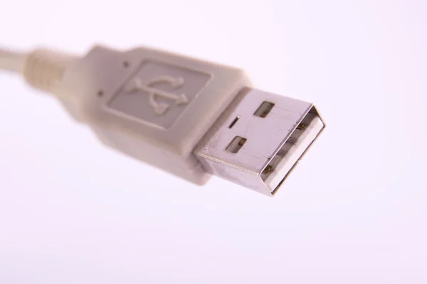 Conector de tomada de cabo USB — Fotografia de Stock