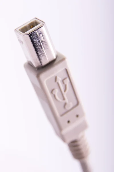 Conector de tomada de cabo USB — Fotografia de Stock