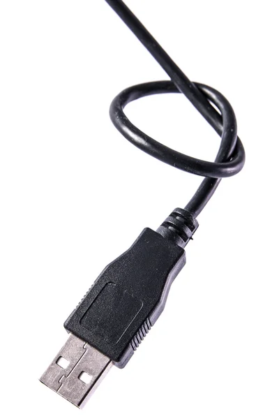 Conector de tomada de cabo USB — Fotografia de Stock