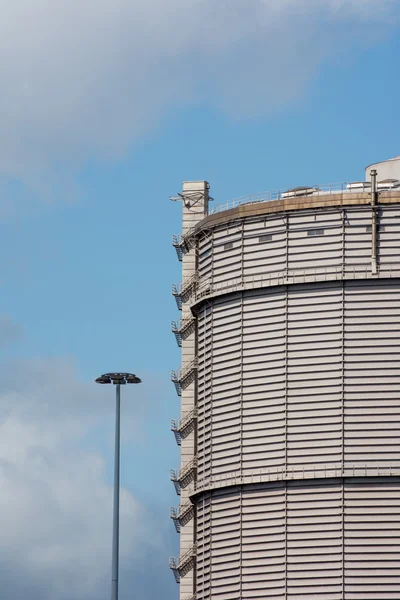 Aperçu de l'aciérie avec canal — Photo