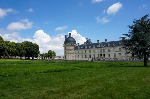 Widok na zamek francuski valencay — Zdjęcie stockowe