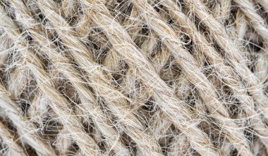 Topa sarılı halatın makro dokusu