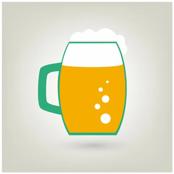 Bier-Symbol — Stockvektor