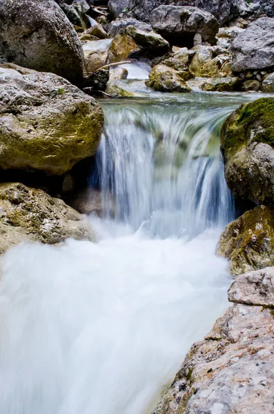 Waterfalls at the Neuschwanstein castle, Bavaria Germany. — Stock Photo, Image