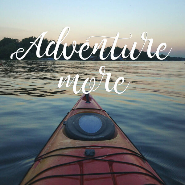 View from a Kayak on a calm day. — Stock Photo, Image